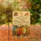 Small Orange Pumpkins Give Thanks Autumn Harvest Garden Flag